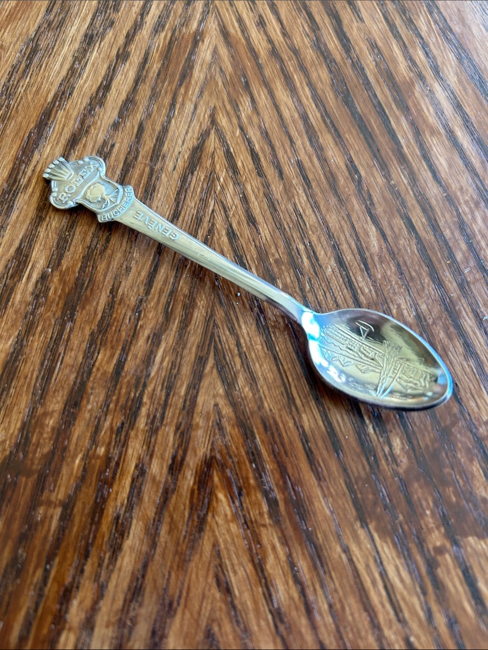 Vintage Rolex Bucherer of Switzerland Geneve Souvenir Spoon